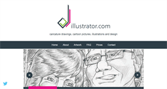 Desktop Screenshot of djillustrator.com